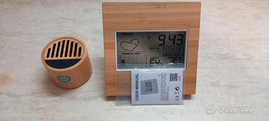 stazione meteo + sveglia + amplificatore bambu'