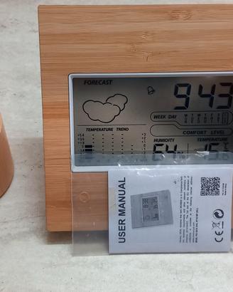 stazione meteo + sveglia + amplificatore bambu'