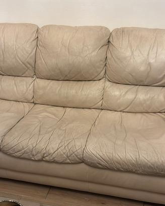 Divani 2 e 3 posti in pelle