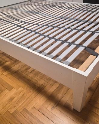 LettoMatrimonialeIKEA ASKWOLL+Rete Già smontato 