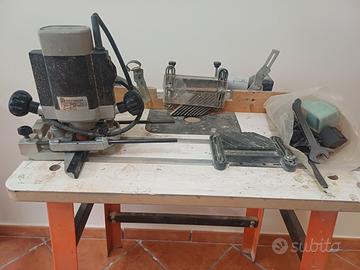 Radiale con accessori, fresatrice con accessori