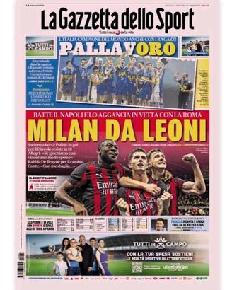 LA GAZZETTA DELLO SPORT 29 09 2025  ITALVOLLEY ORO