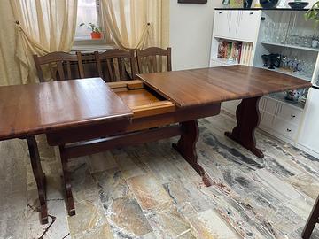 Tavolo allungabile in legno