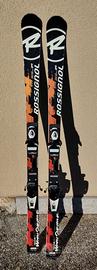 sci rossignol bambino 140 cm + bastoncini 95 cm