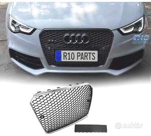 GRIGLIA PER AUDI A5 12-16 LOOK RS5 NERO CROMATO
