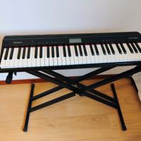 Roland go-piano 61 più supporto tastiera