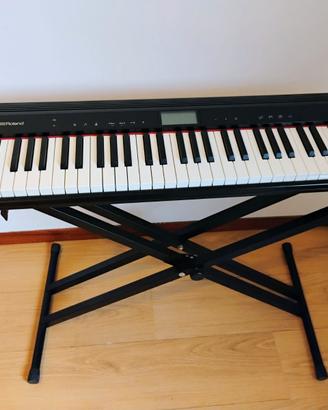Roland go-piano 61 con supporto tastiera