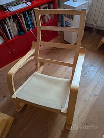 POANG Ikea a dondolo - Struttura