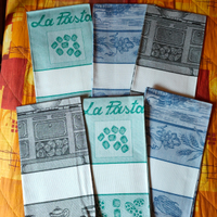 6 Strofinacci Asciugamani Asciugapiatti Cucina Cot