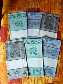 6 Strofinacci Asciugamani Asciugapiatti Cucina Cot