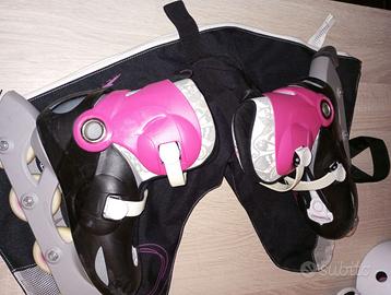 Pattini in linea e accessori bambina