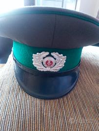 Cappello polizei DDR di frontiera.