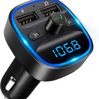 Trasmettitore Caricabatterie Auto con 2 Porte USB
