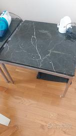 Mobili anni 70 , consolle, tavolino di marmo nero