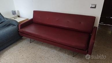 divano vintage design anni 70 con vano portaoggett