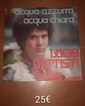 disco battisti acqua azzurra acqua chiara 45giri