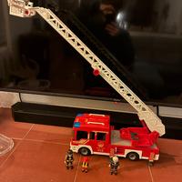 Autoscala pompieri playmobil