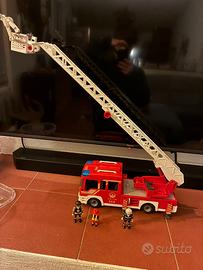 Autoscala pompieri playmobil