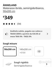 Materassi 90x200