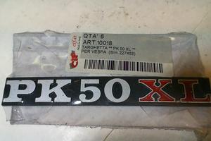 TARGHETTA VESPA PK 50 XL PIAGGIO 227488 CIF 10018