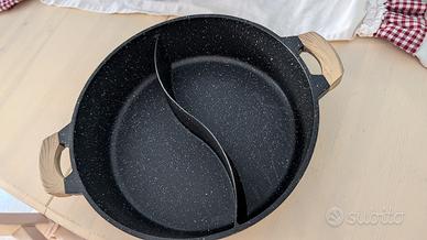 padella 32 cm doppio scomparto 