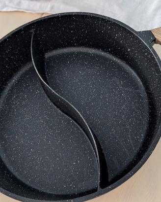 padella 32 cm doppio scomparto 