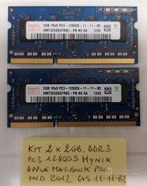 Ram SoDimm per notebook ddr3 e ddr2 varie marche