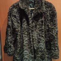 Cappotto in pelliccia sintetica vintage