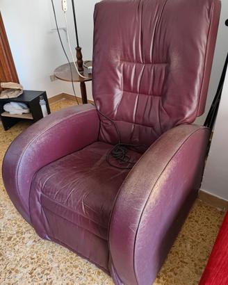 Poltrona reclinabile massaggiante