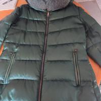piumino Prada verde smeraldo