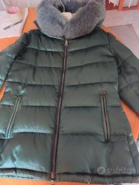 piumino Prada verde smeraldo