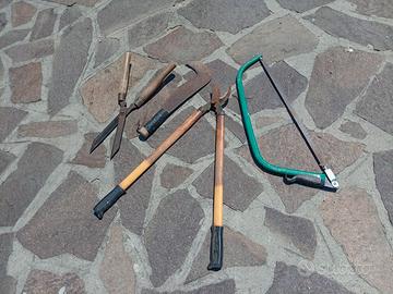 attrezzi da giardinaggio