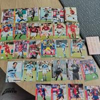 Lotto 28 card Pianeta Calcio 1999