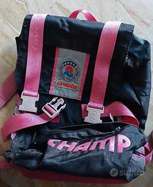 Zaino Invicta Champ Nero  Vintage Anni 80 90