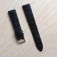 cinturino in vera pelle stampa coccodrillo 18 mm