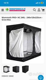 Grow Box Mammoth PRO 240x120x225cm