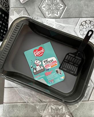 Lettiera per per gatto con accessori | NUOVA