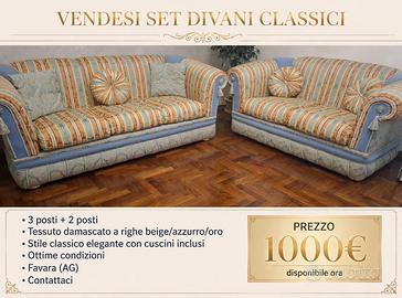 Divani 3 posti + 2 posti