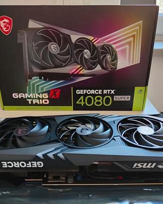 Scheda grafica NVIDIA MSI gaming X trio 4080 super