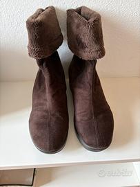 Stivaletti donna camoscio taglia 35 Rucoline