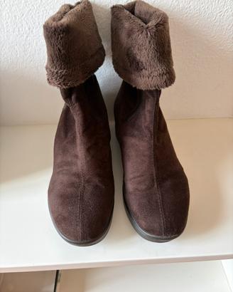 Stivaletti donna camoscio taglia 35 Rucoline