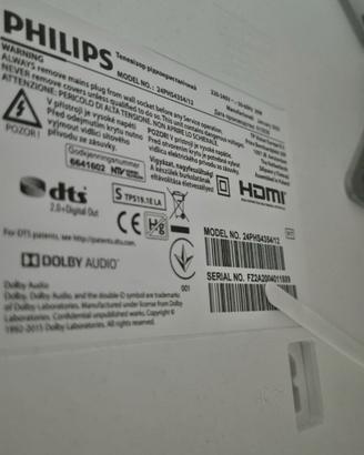 TV Philips LED 24 pollici modello 24PHS4354/12