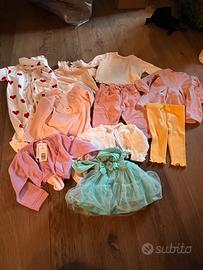 set abbigliamento neonata 6 mesi
