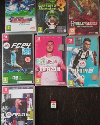 Giochi Nintendo Switch (Fifa, Luigi, Tsubasa, ecc)