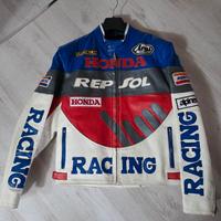giubbotto in pelle honda 