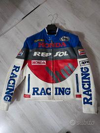giubbotto in pelle honda 