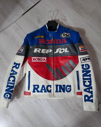 giubbotto in pelle honda 
