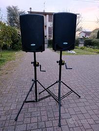 Casse bi amplificate attive professionali da1000w 