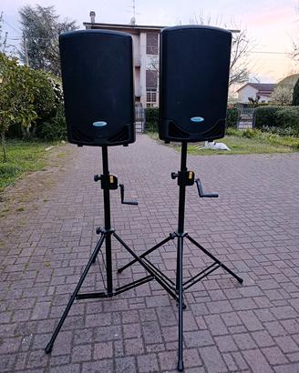 Casse bi amplificate attive professionali da1000w 