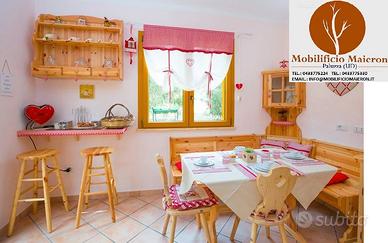 Mobili Rustici Taverna Soggiorno Legno 0340
